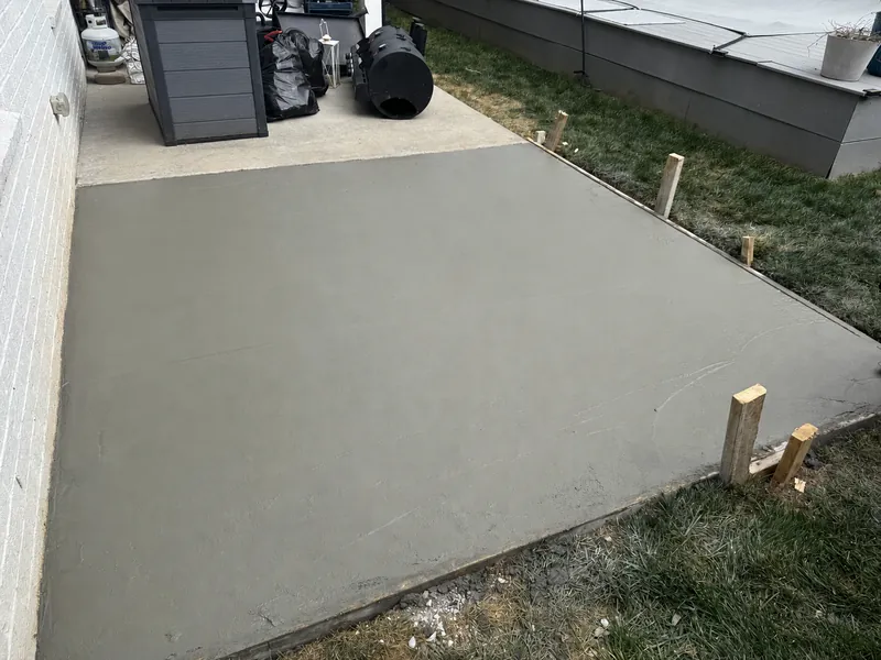10x10 concrete patio in South Nashville TN